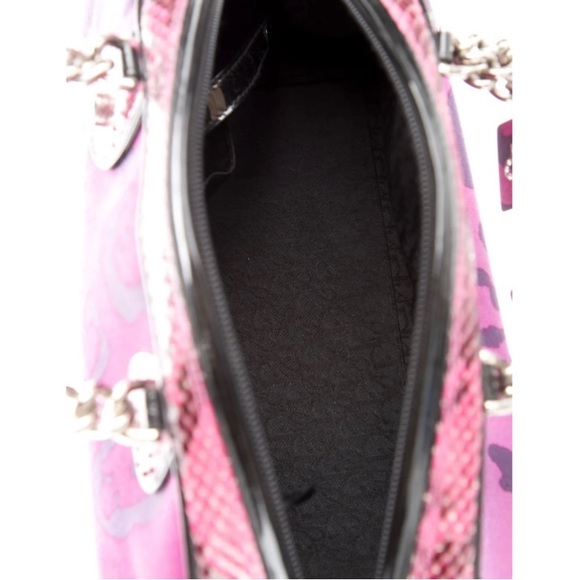 Vintage Dior Python-Trimmed Gambler - Picture 4 of 5